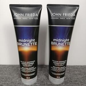 John Frieda Midnight Brunette Colour Deepening Conditioner 250ml Lot of 2